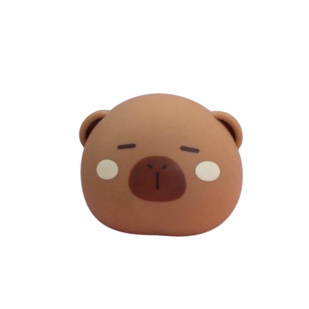 Антистресс "Cute capybara face", коричневый