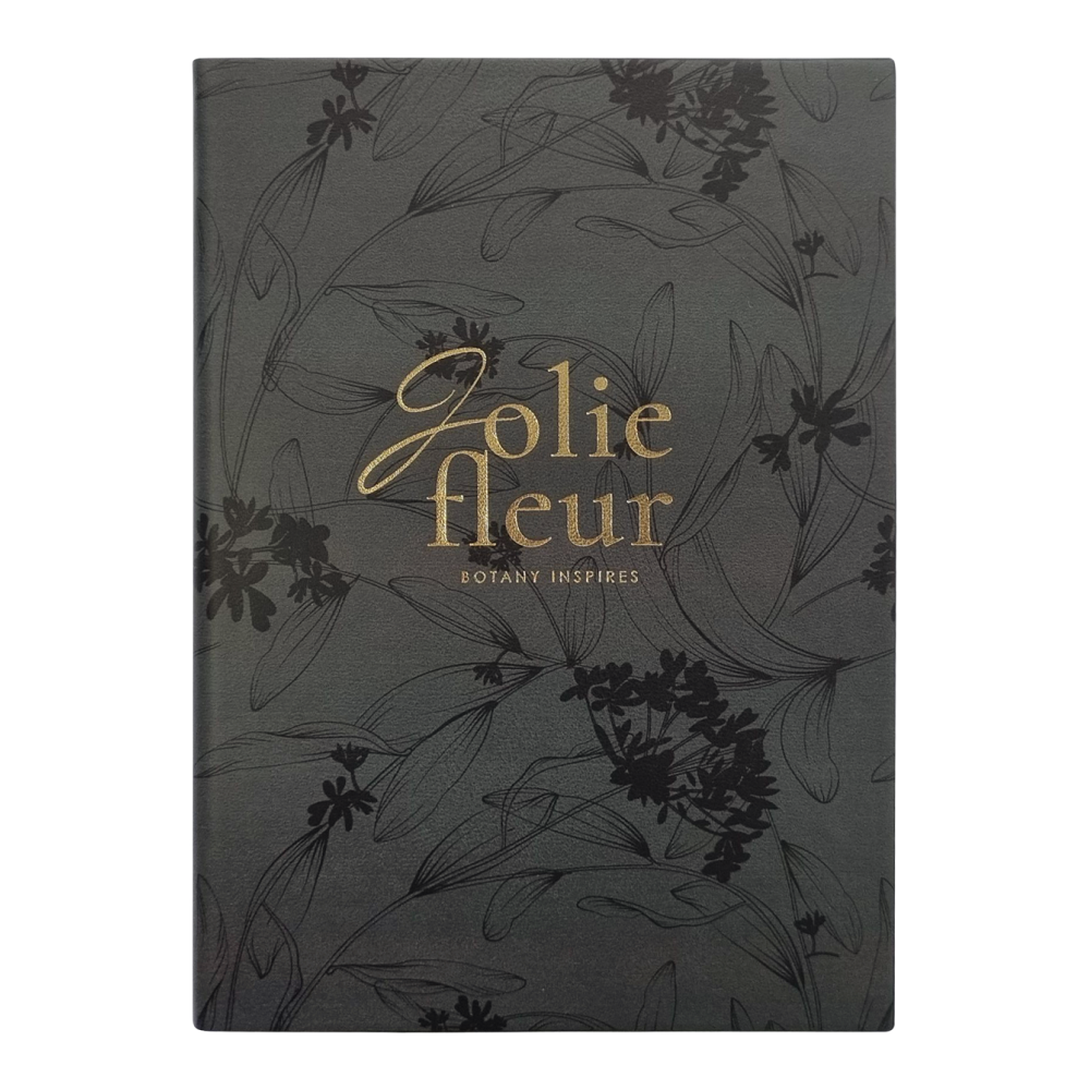 Ежедневник недатированный "Fleur", А5, 320 страниц, черный