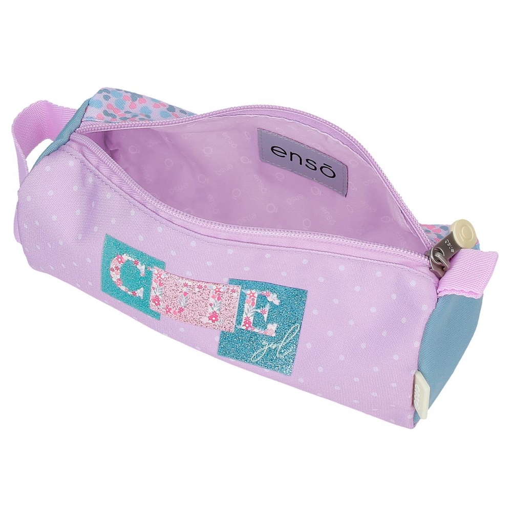 Пенал на 1 отделение "Cute girl", фиолетовый - 4