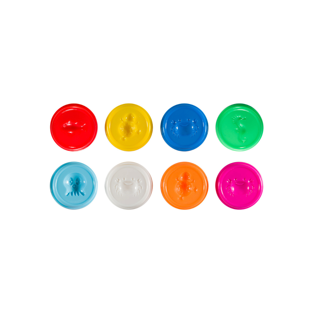 Тесто для лепки "HappyColor", 8 цветов, 160 гр. - 3