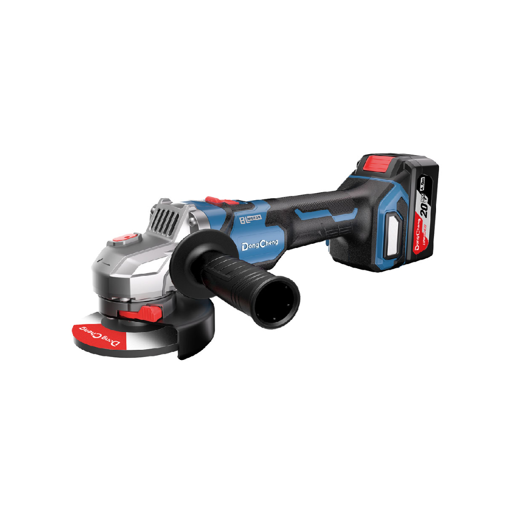 Угловая шлифмашина DongCheng DCSM04-125 (TYPE H2K), 125 мм, 2 АКБ, 6 Ач, З/У 4 А