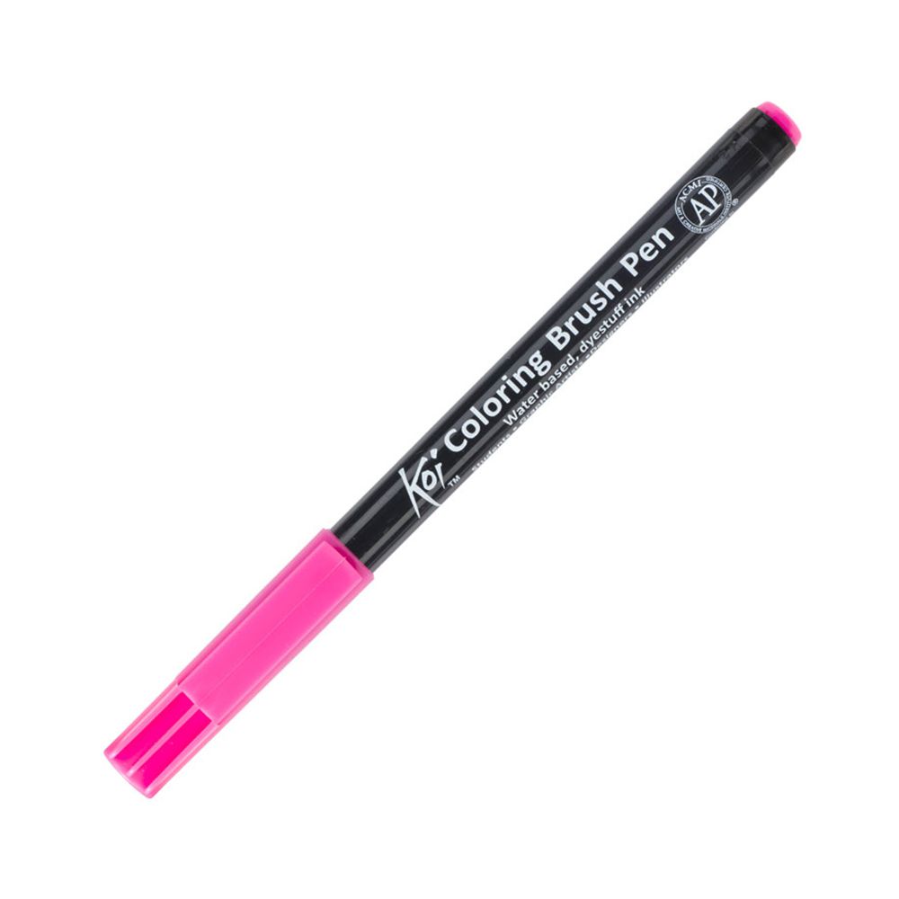 Маркер акварельный "Koi Color Brush", розовый