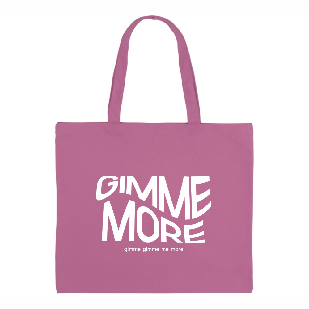 Сумка-оверсайз «Gimme more» из хлопка, 340 г/м2, пыльно-розовый      
