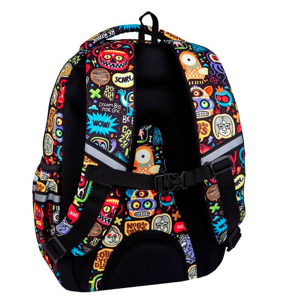 Рюкзак школьный CoolPack "Scary stickers", разноцветный