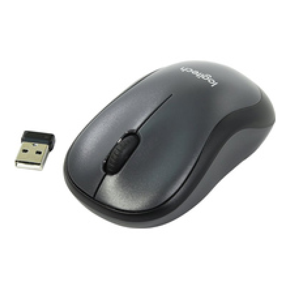 Мышь "Logitech M1852", беспроводная, USB, черный, серый
