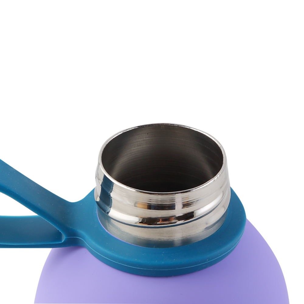 Термос "Девушка с пионами", 500 мл, фиолетовый - 3