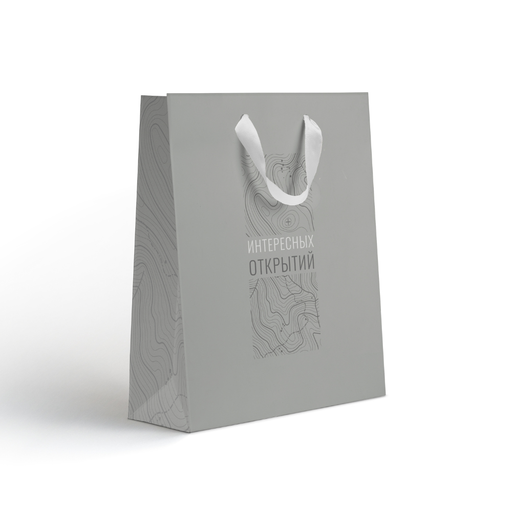 Пакет бумажный подарочный "Country LV", 25.5х31.5х11 см, ассорти