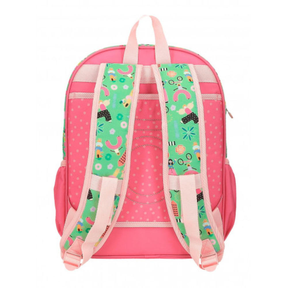 Рюкзак детский "Garden Party", зеленый, розовый - 3