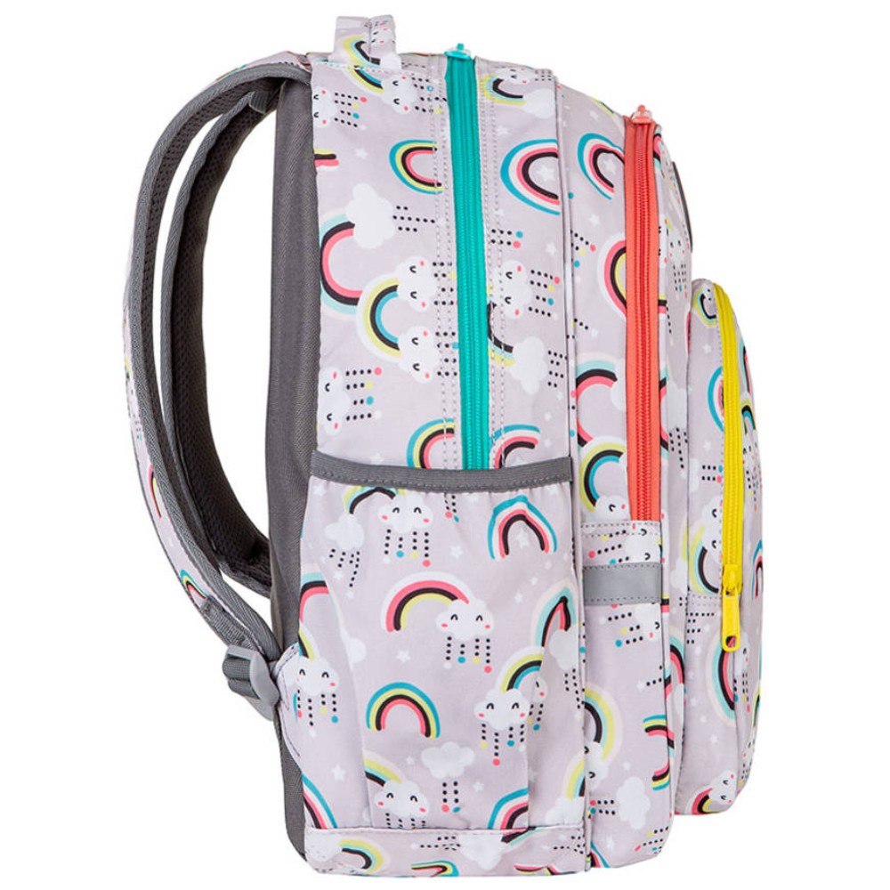 Рюкзак школьный CoolPack "Rainbow time", L, фиолетовый, голубой