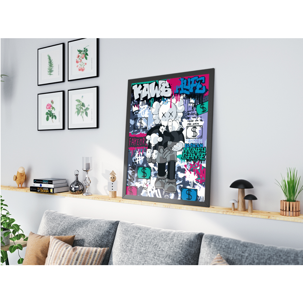 Набор для творчества "Kaws Hype", 40х50 см, красками по номерам - 2