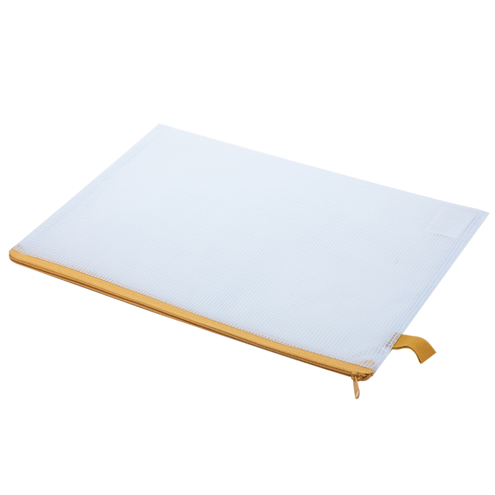 Папка конверт на молнии "Deli", А4, прозрачный - 5