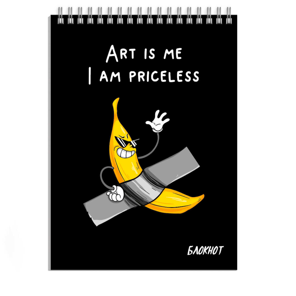 Блокнот "Банан", А7, 40 листов 