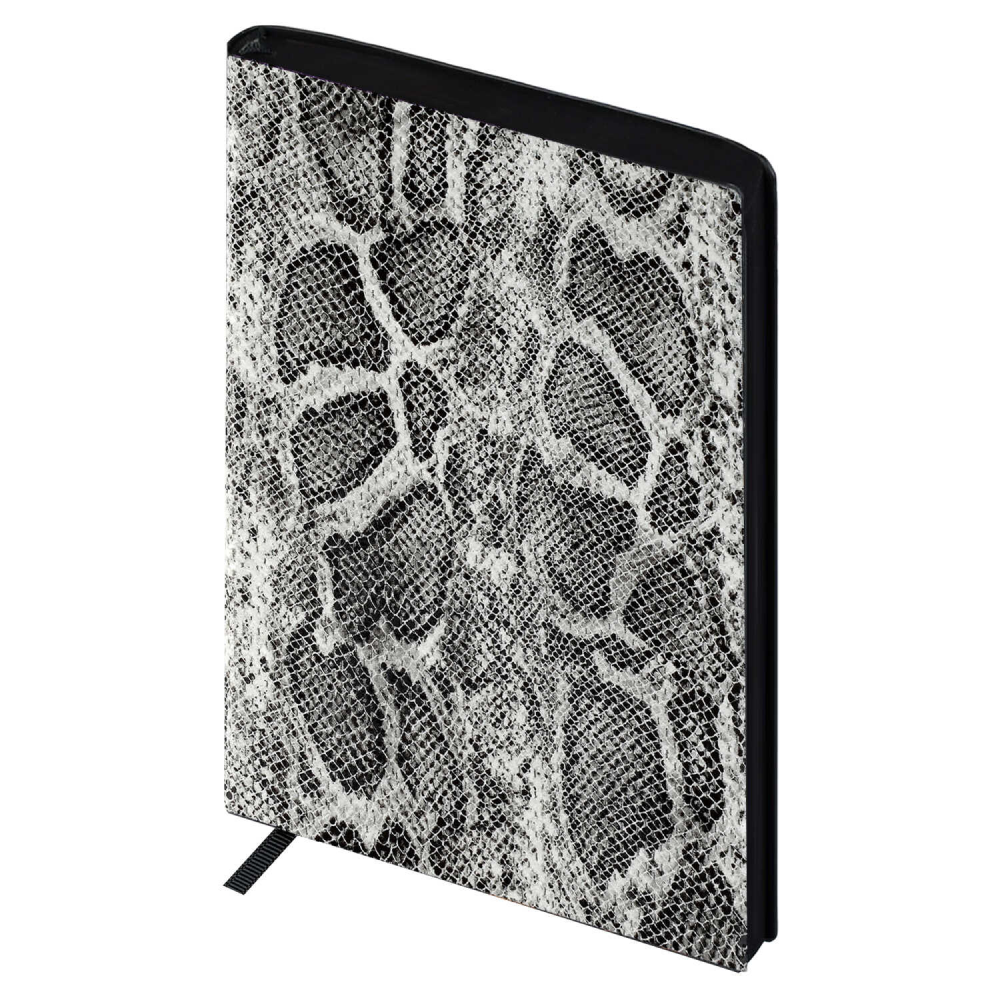 Ежедневник недатированный "Питон", А6+, 320 страниц, линейка, серый