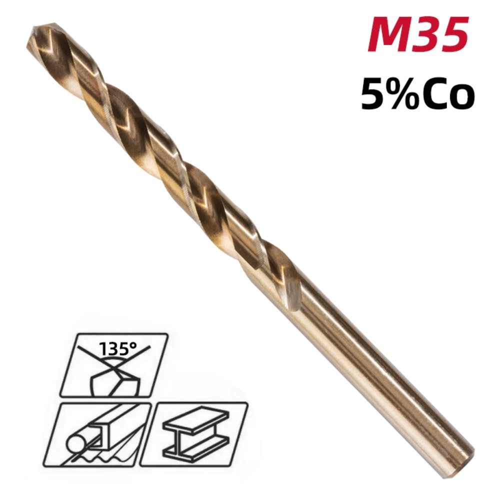 Сверло по металлу Deli RS EDH-MHZ090-E2, 9.0 мм, DIN 338, HSCo 5%