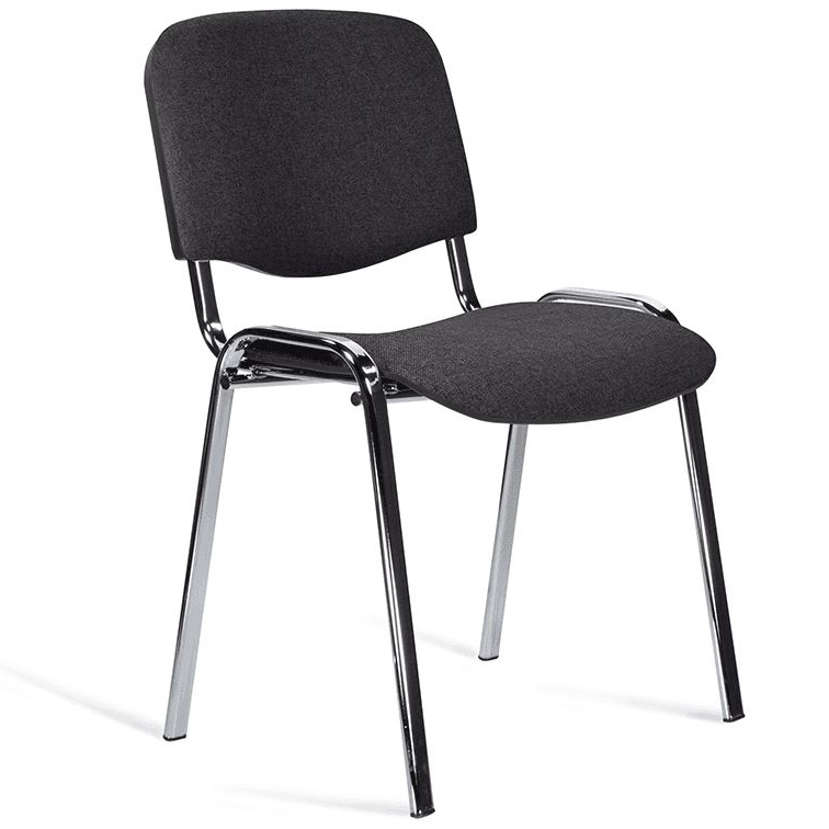 Стул для посетителей UTFC "ИЗО CH C-73", ткань, металл, серый