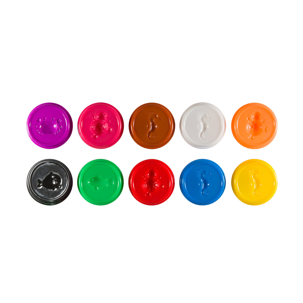 Тесто для лепки "HappyColor", 10 цветов, 200 гр. - 6