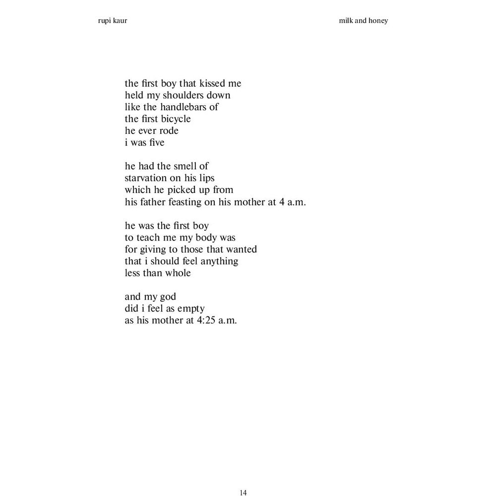 Книга "Milk and Honey. Белые стихи, покорившие мир", Рупи Каур - 6