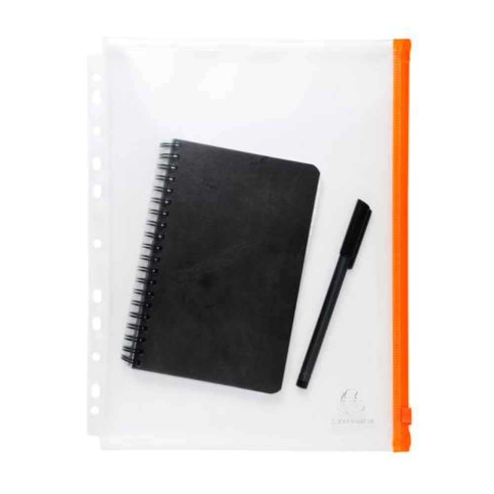 Папка-конверт на молнии "Exactive",  А4, прозрачный