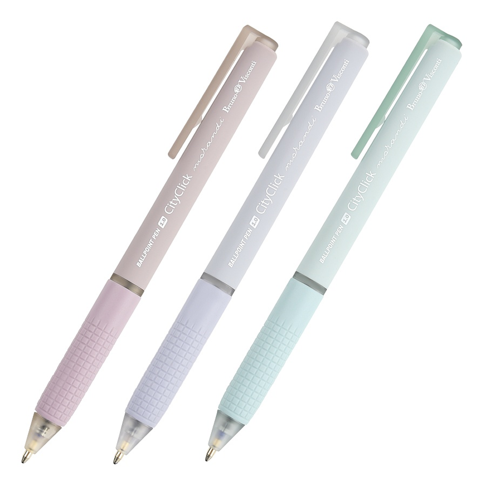 Ручка шариковая "CityClick. Morandi diamond", 1 мм., пластиковая, синий