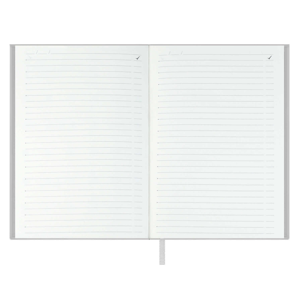 Ежедневник недатированный "Аспид Глосс", А6+, 320 страниц, линейка, серый - 5