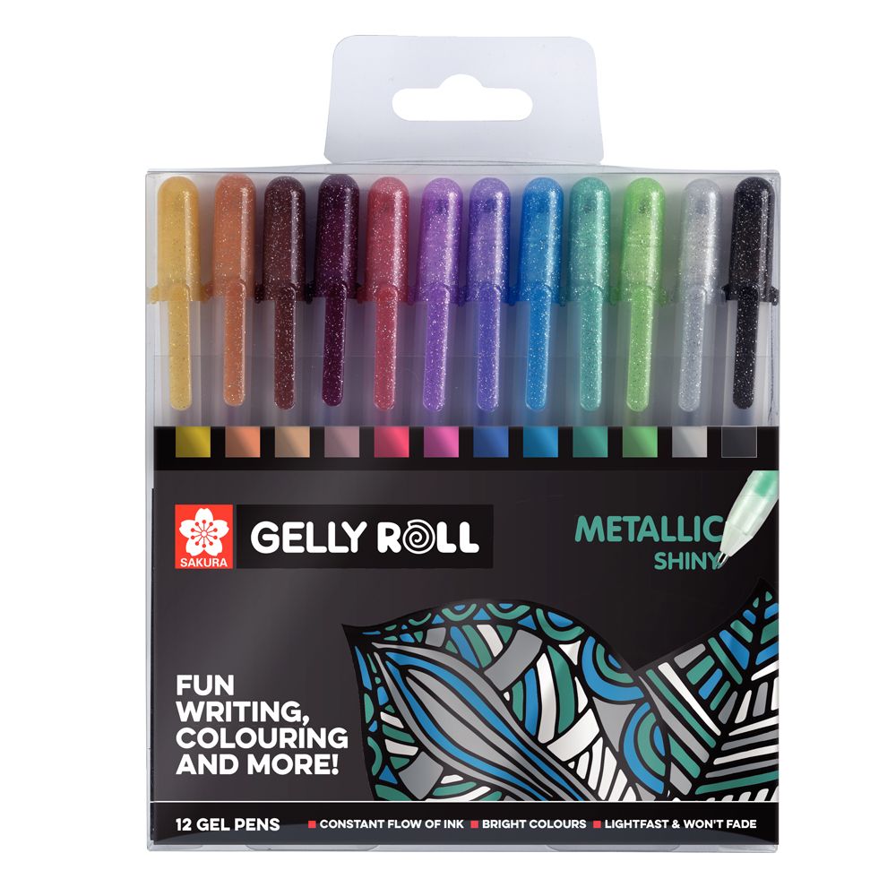 Набор гелевых ручек "Gelly Roll Metallic", 12 шт.
