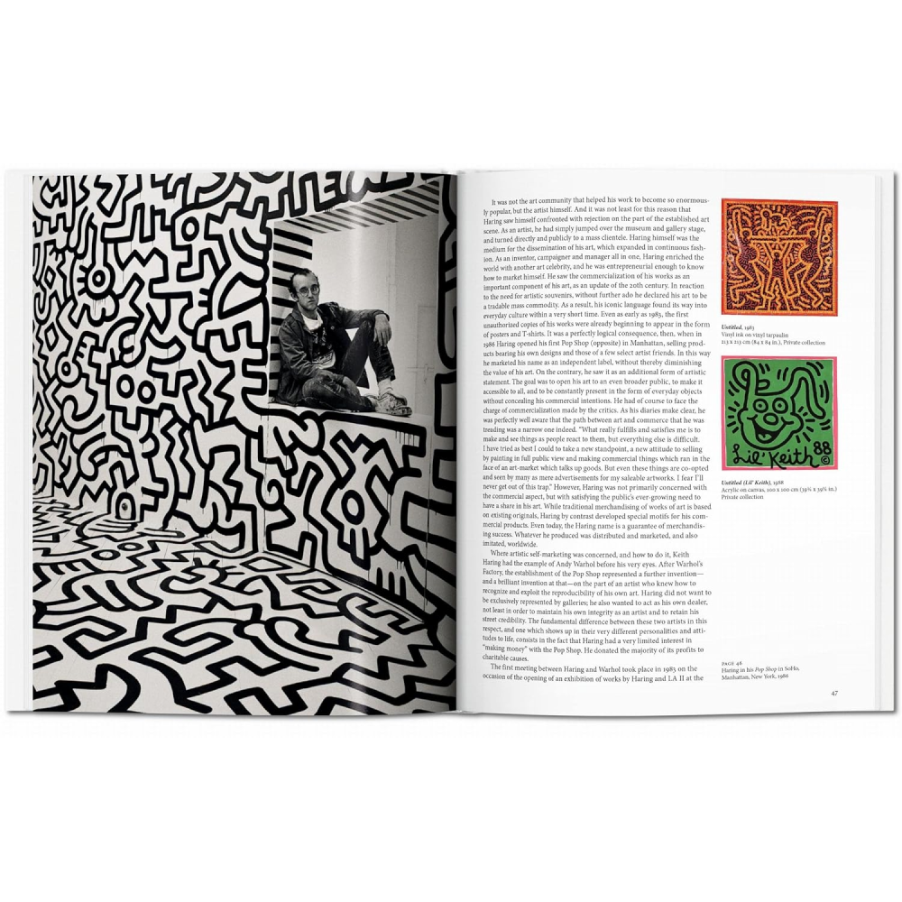 Книга на английском языке "Basic Art. Haring"  - 4
