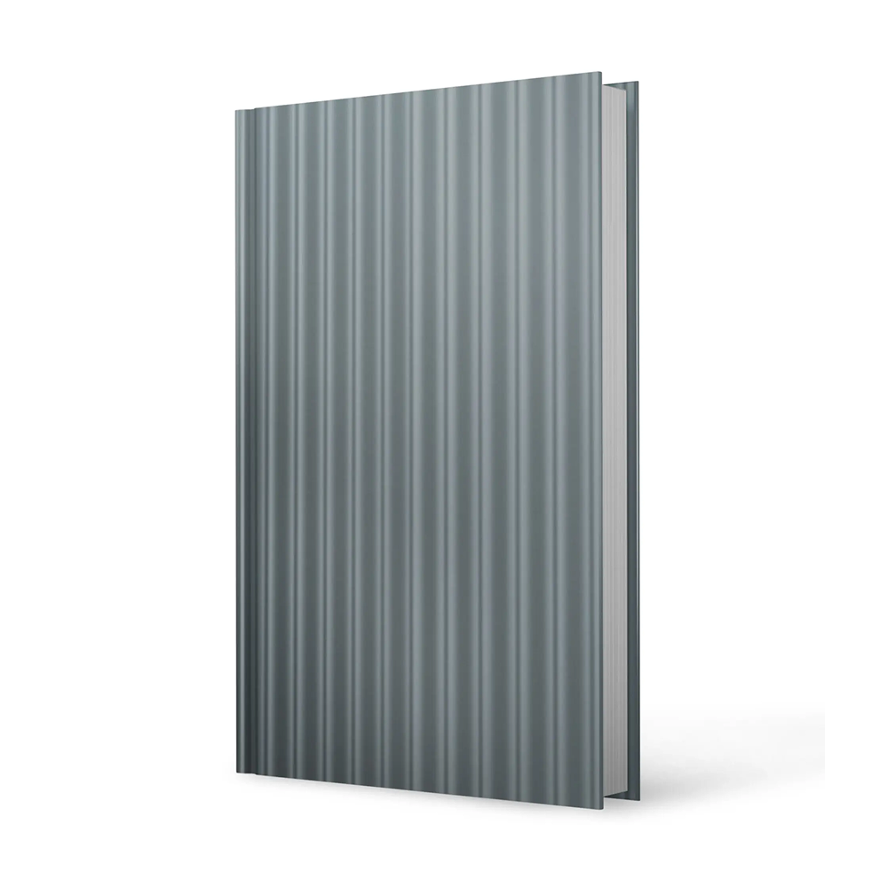 Книга записная "Stripes", А5, 128 листов, клетка, серо-голубой