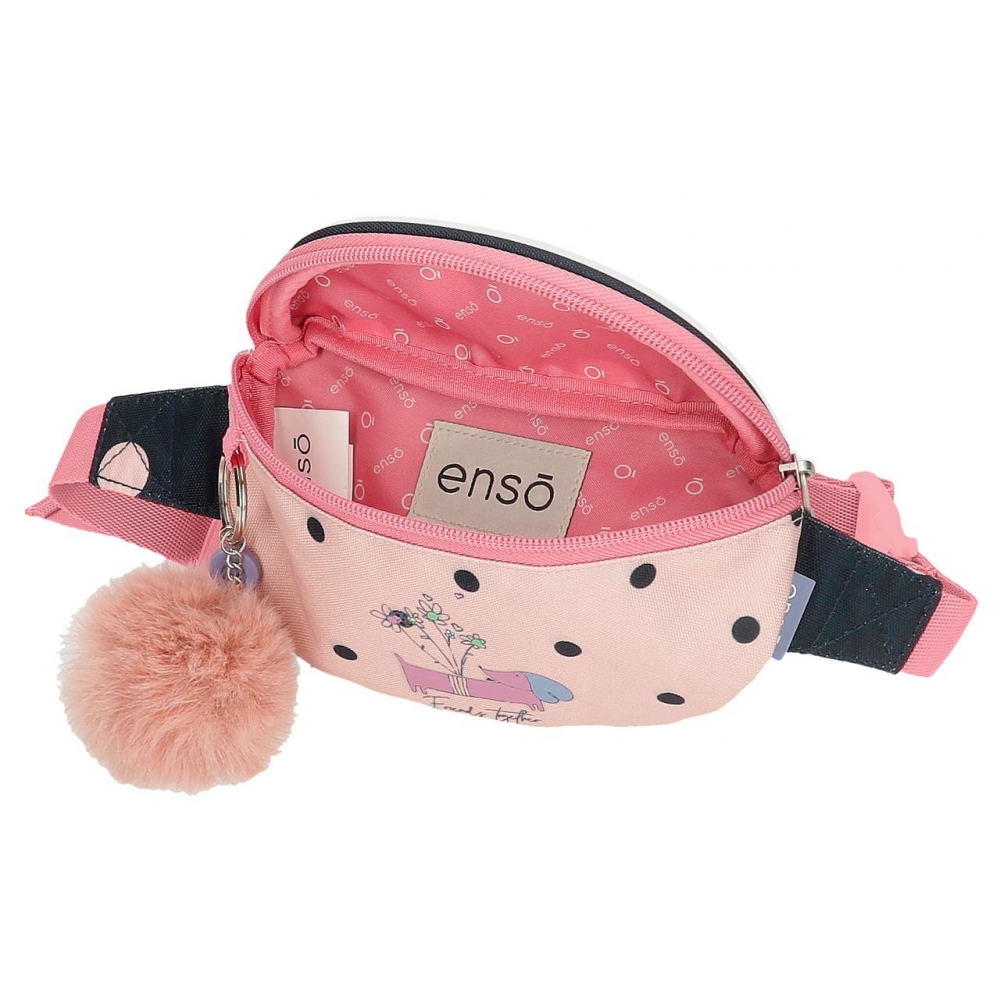 Сумка поясная Enso "Friends together", розовый  - 4