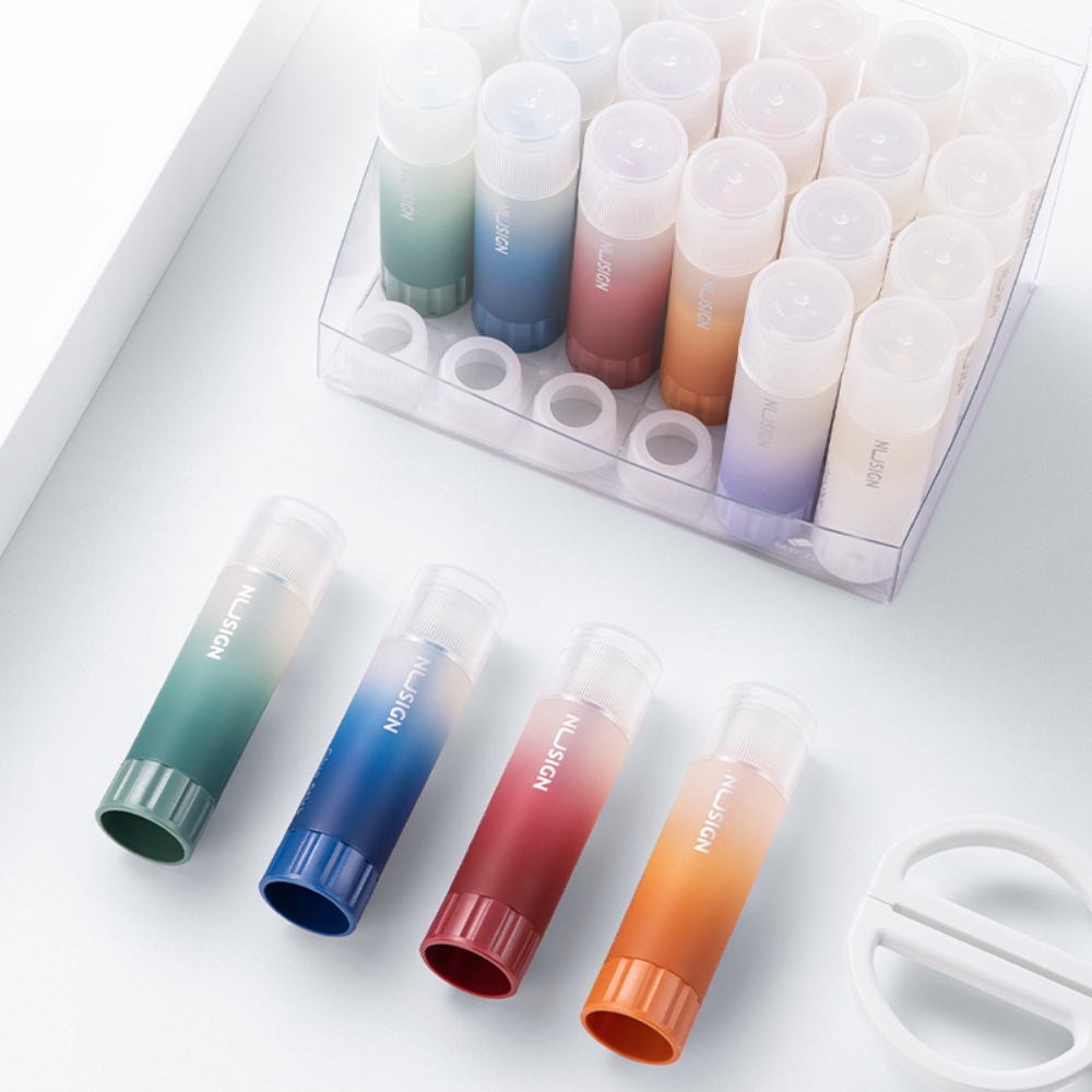 Клей-карандаш Deli "Nusign", 21 г, ассорти - 3