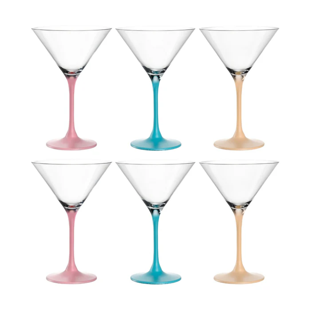 Бокал стеклянный для коктейлей "Brera", 230 мл, ассорти