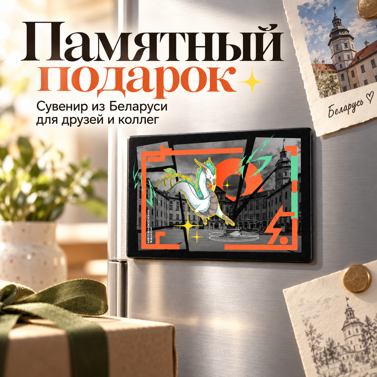 Магнит "Несвиж", 90x65 мм - 4