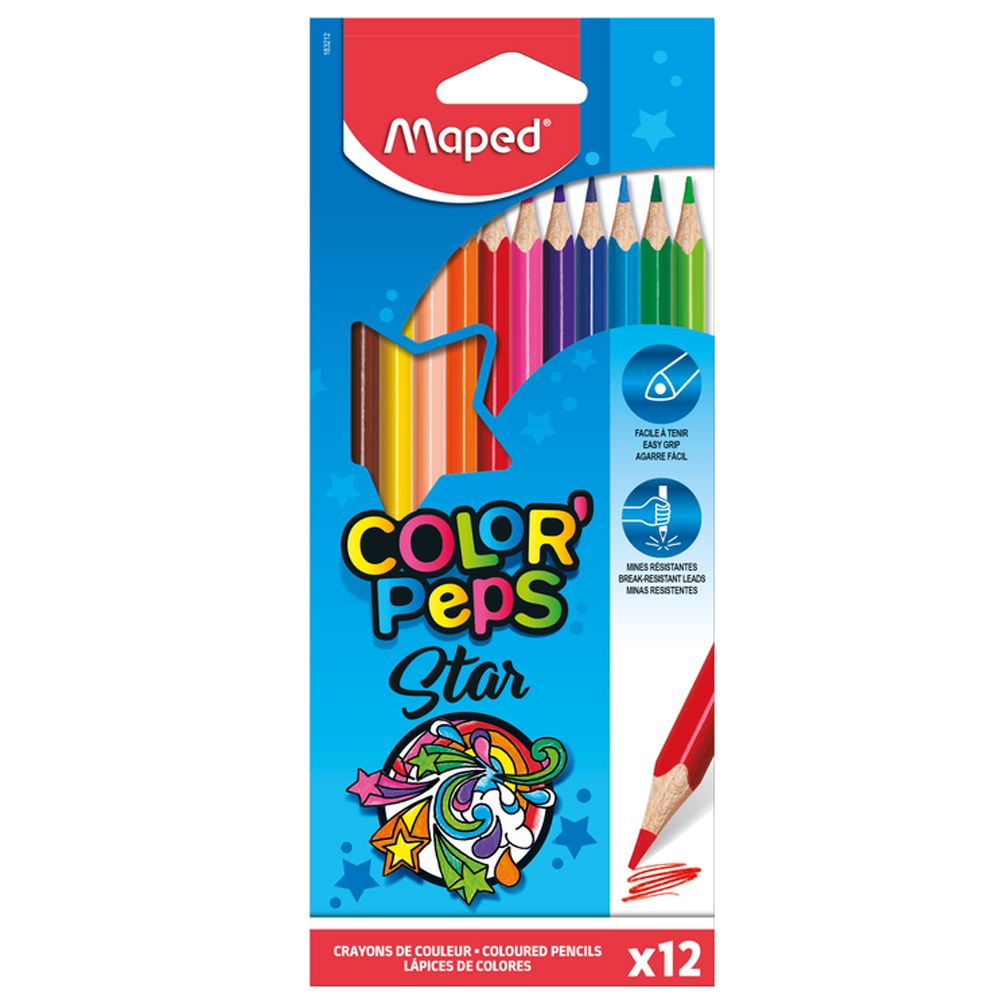 Цветные карандаши Maped "Color Peps", 12 цветов