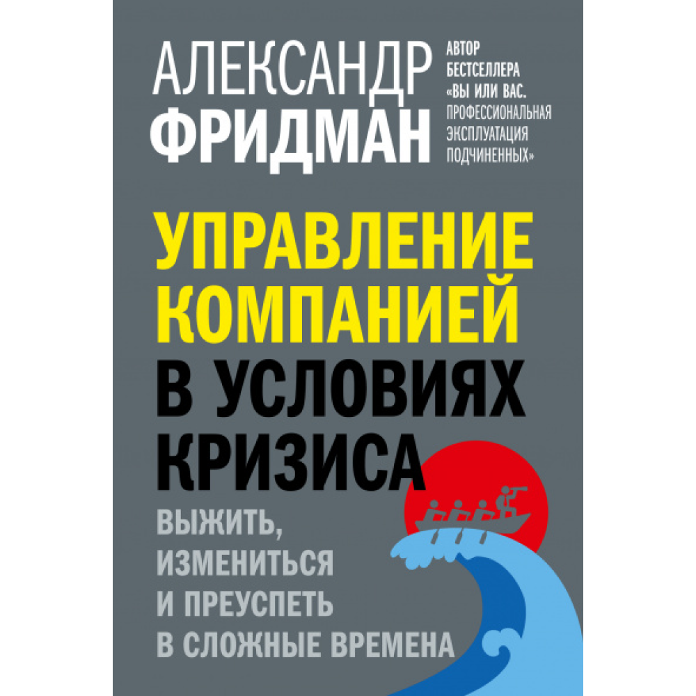 Книга "Управление компанией в условиях кризиса", Александр Фридман