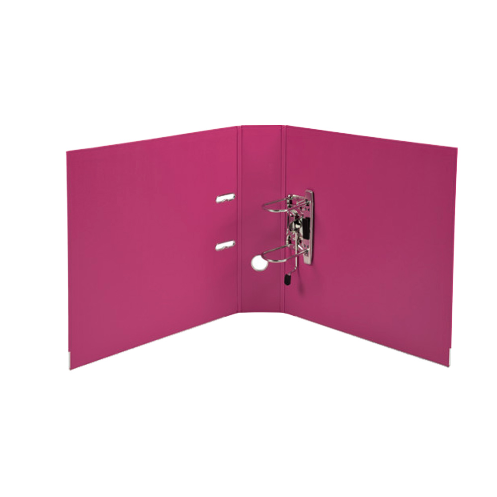 Папка-регистратор "Exacompta", A4, 80 мм, ПВХ, фуксия - 3