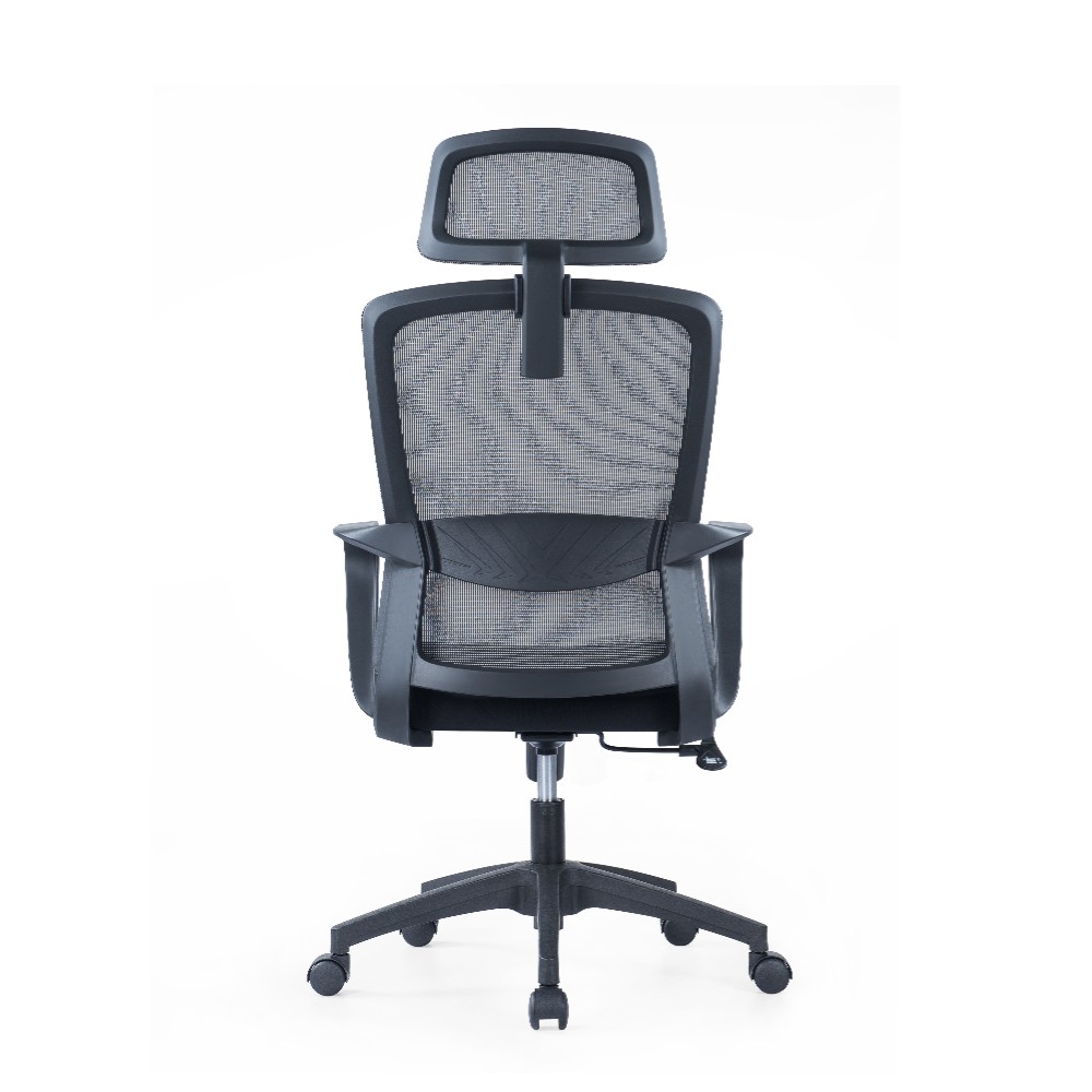 Кресло компьютерное SitZone U-060A, сетка, ткань, черный, пластик - 4