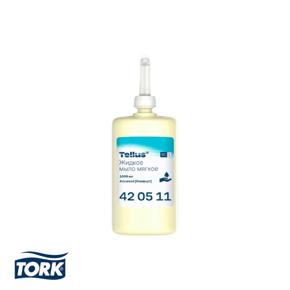 Мыло жидкое Tellus Комфорт, 1 л, мягкое, SC1