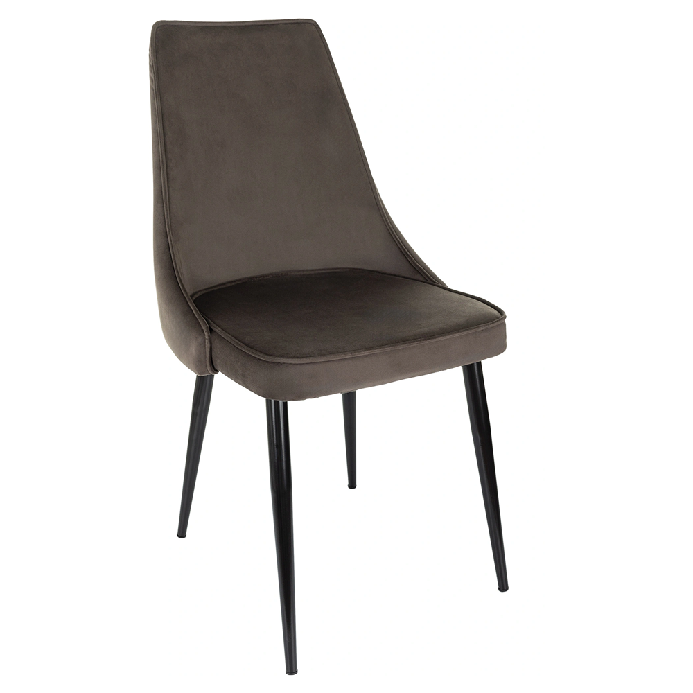 Стул Бюрократ "CH-K4_2", ткань, коричневый, металл, комплект 2 штуки