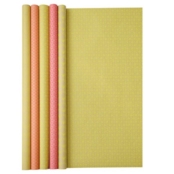 Бумага декоративная в рулоне "Neon", 2x0.7 м, 70 г/м2, ассорти