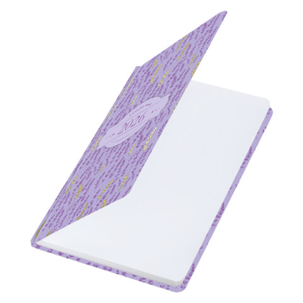 Ежедневник датированный "Лаванда" на 2026 год, А5, 320 страниц, на резинке, сиреневый - 3