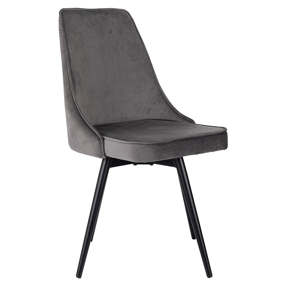 Стул Бюрократ "CH-K4_SP_2" ткань, темно-серый, металл, комплект 2 штуки, с поворотным механизмом - 4