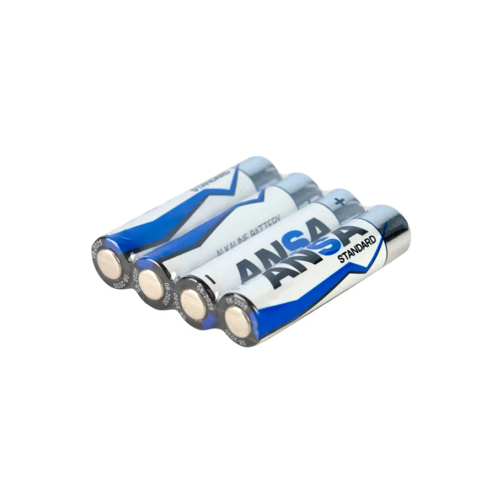 Батарейки алкалиновые ANSA Standart "LR03/BL-4 (AAA)", 4 шт, щелочные - 5