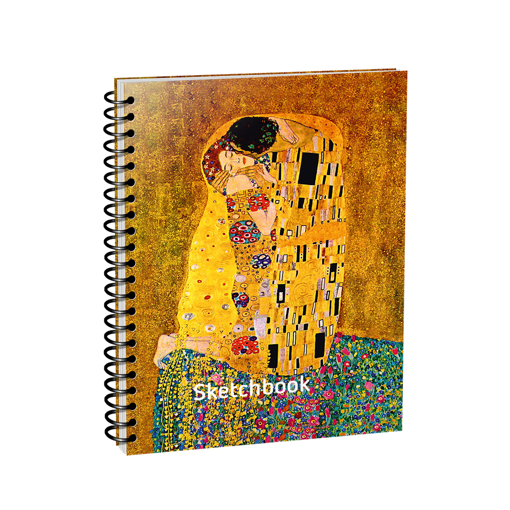 Скетчбук "Климт. Поцелуй", А6, 100 листов