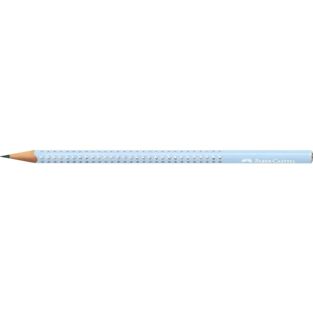 Карандаш простой "Sparkle", B, небесный голубой