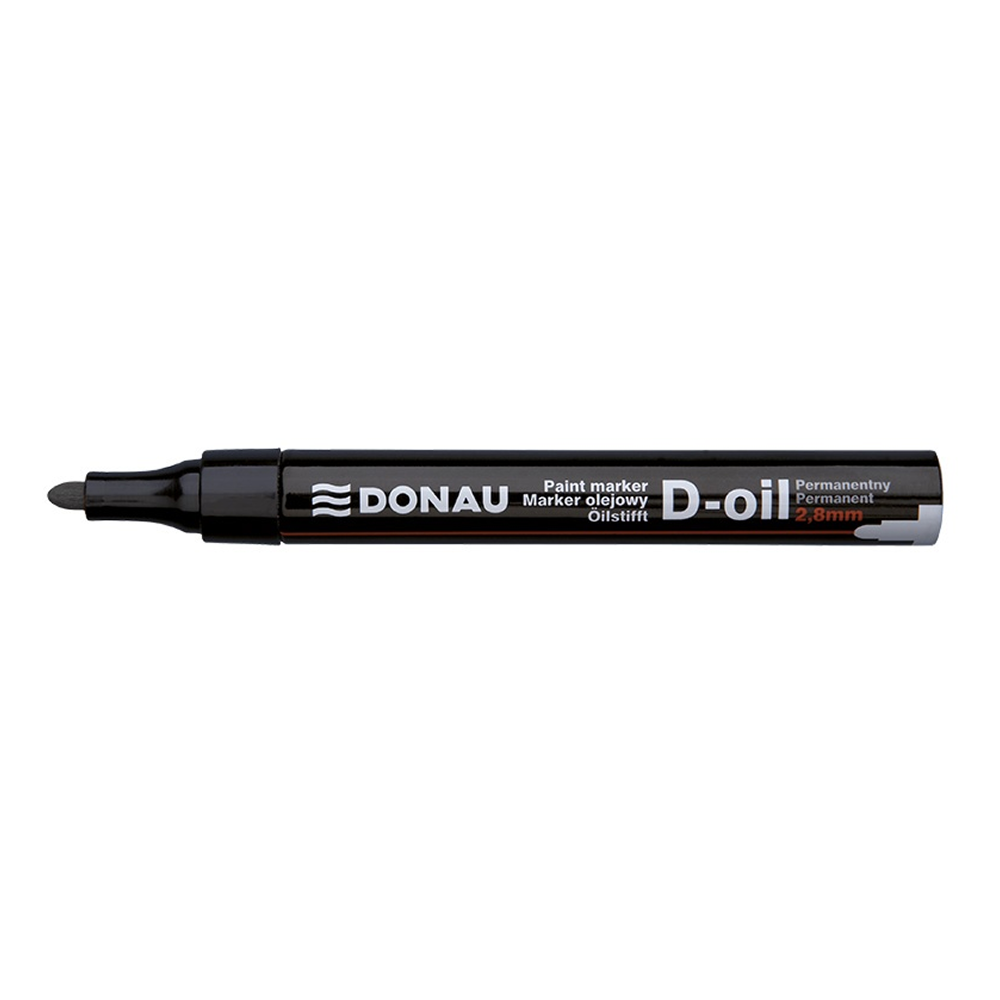 Маркер перманентный на нитрокраске "Donau D-Oil", черный