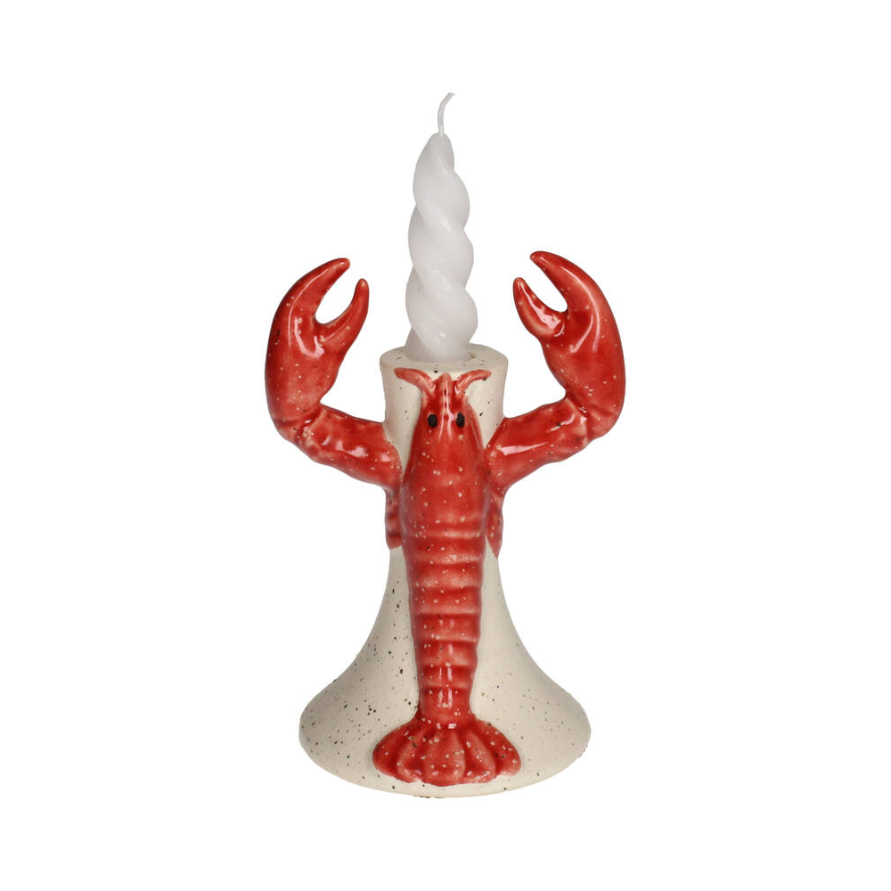 Подсвечник "Lobster", 12,2х10,7х17,8 см, красный