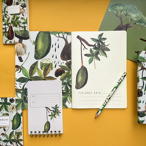 Блокнот Bruno Visconti "Cute Journal. Баобаб", В6, 100 листов, в линейку, разноцветный - 6