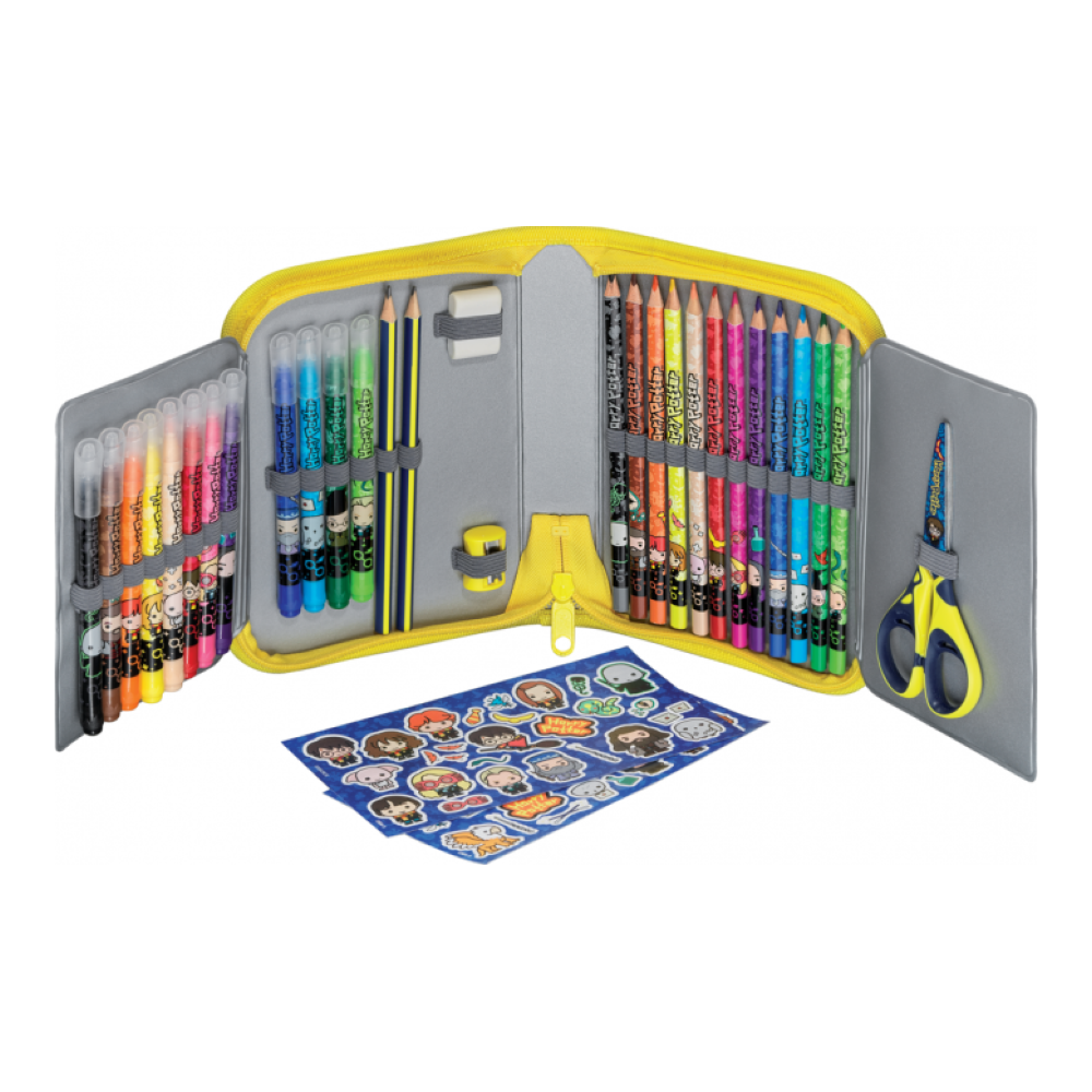 Пенал-книжка "Harry Potter", 1 отделение, с наполнением