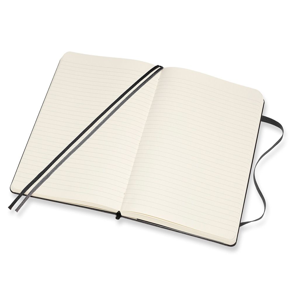 Блокнот "Classic Expended Large", А5, 200 листов, линейка, черный - 4