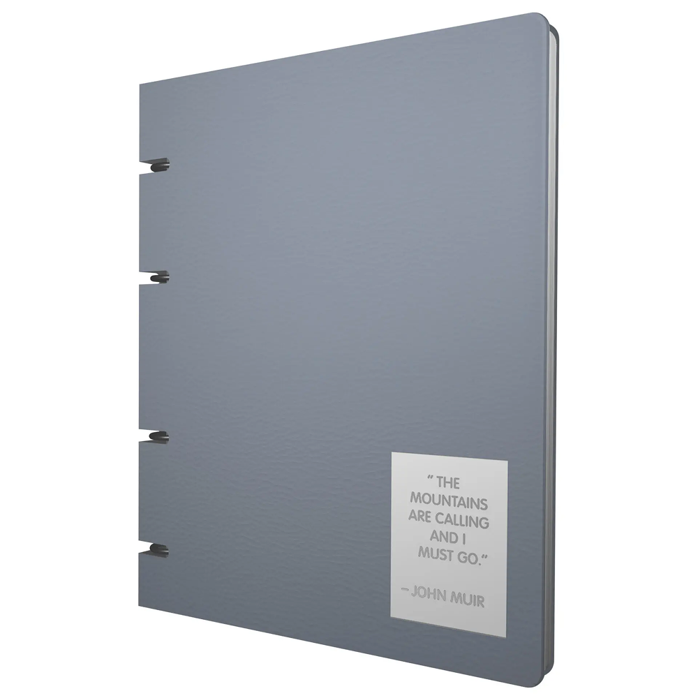 Тетрадь "Nuances. Дымка", А4, 120 листов, клетка, серый