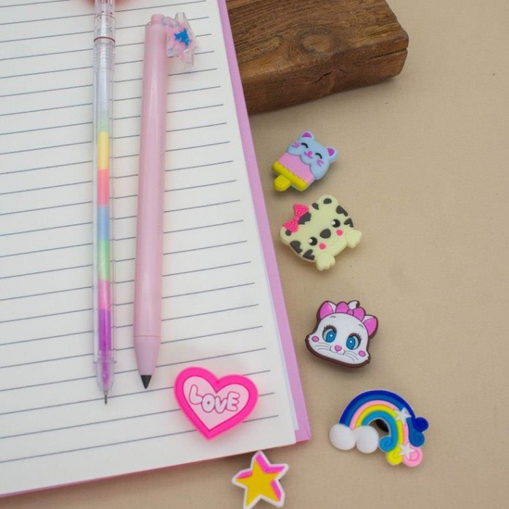 Блокнот "Fantasy", 208х147 мм, 80 листов, линейка, разноцветный - 3